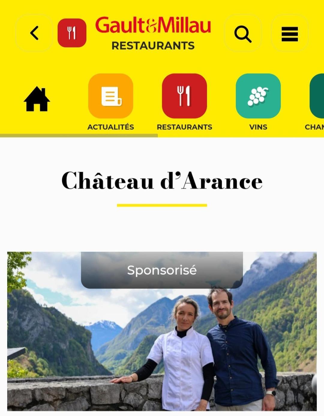 Château d'Arance Cette-Eygun Exterior foto